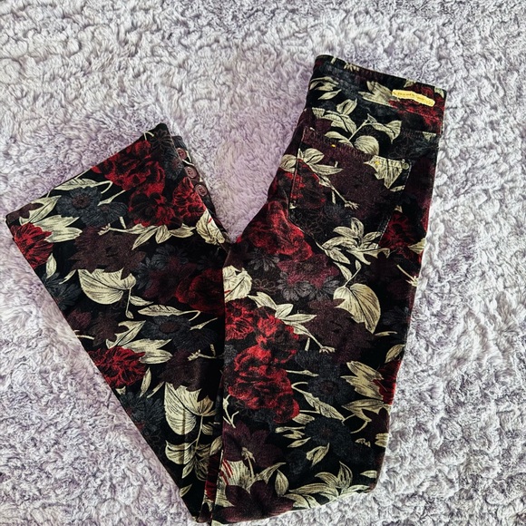 Pilcro Floral Print Boot Corduroys - Picture 4 of 9